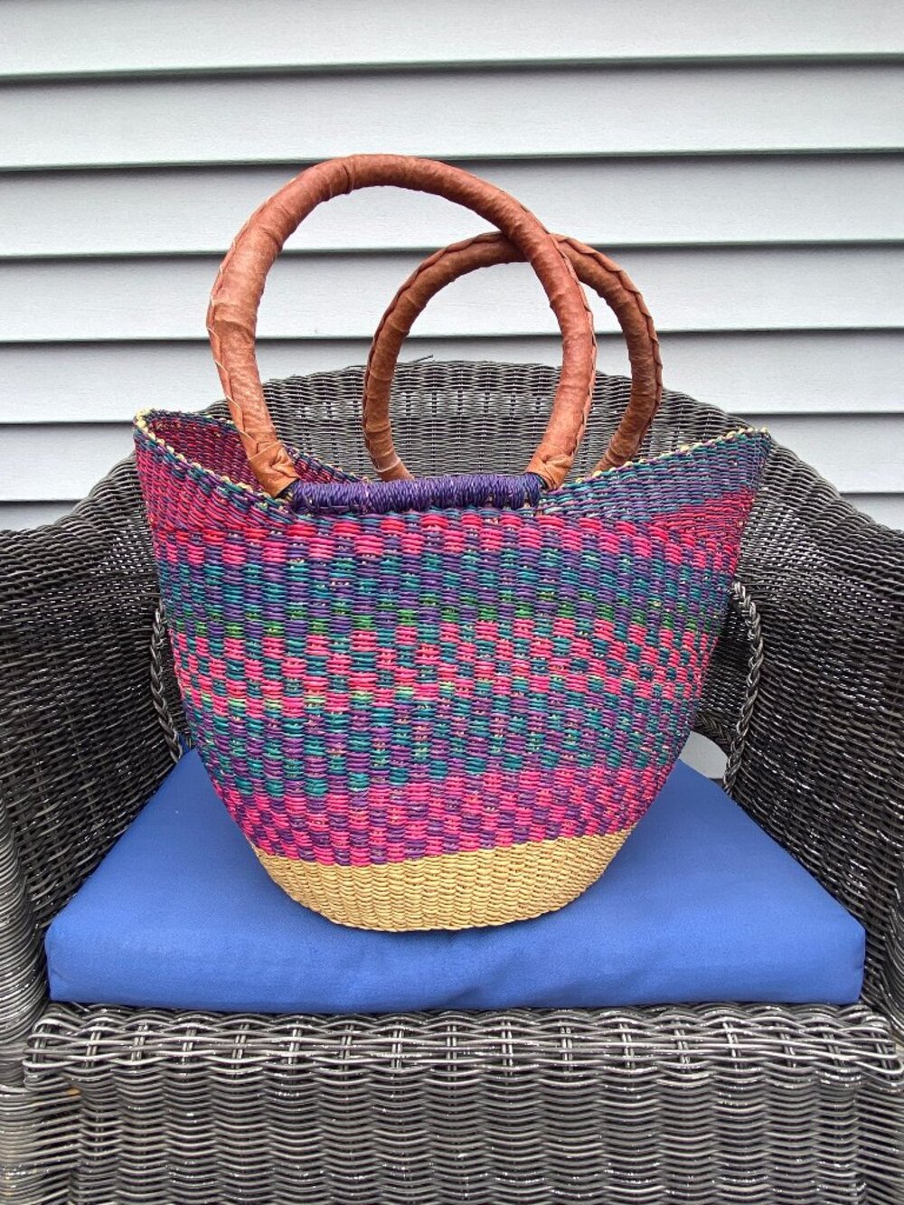 Handwoven Sisal Basket / Tote Bag